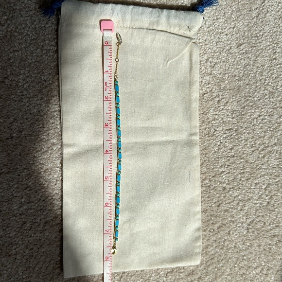 Anthropologie gold and turquoise bracelet - Picture 4 of 4